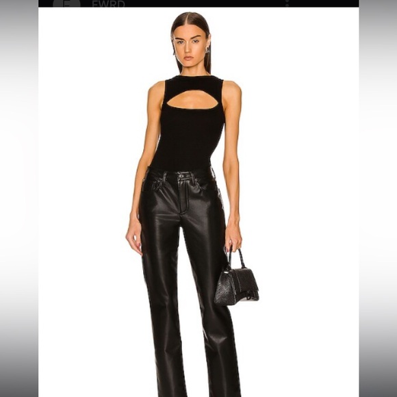 Enza Costa Black Reversible Half Moon Rib Tank Size XS - Picture 4 of 8